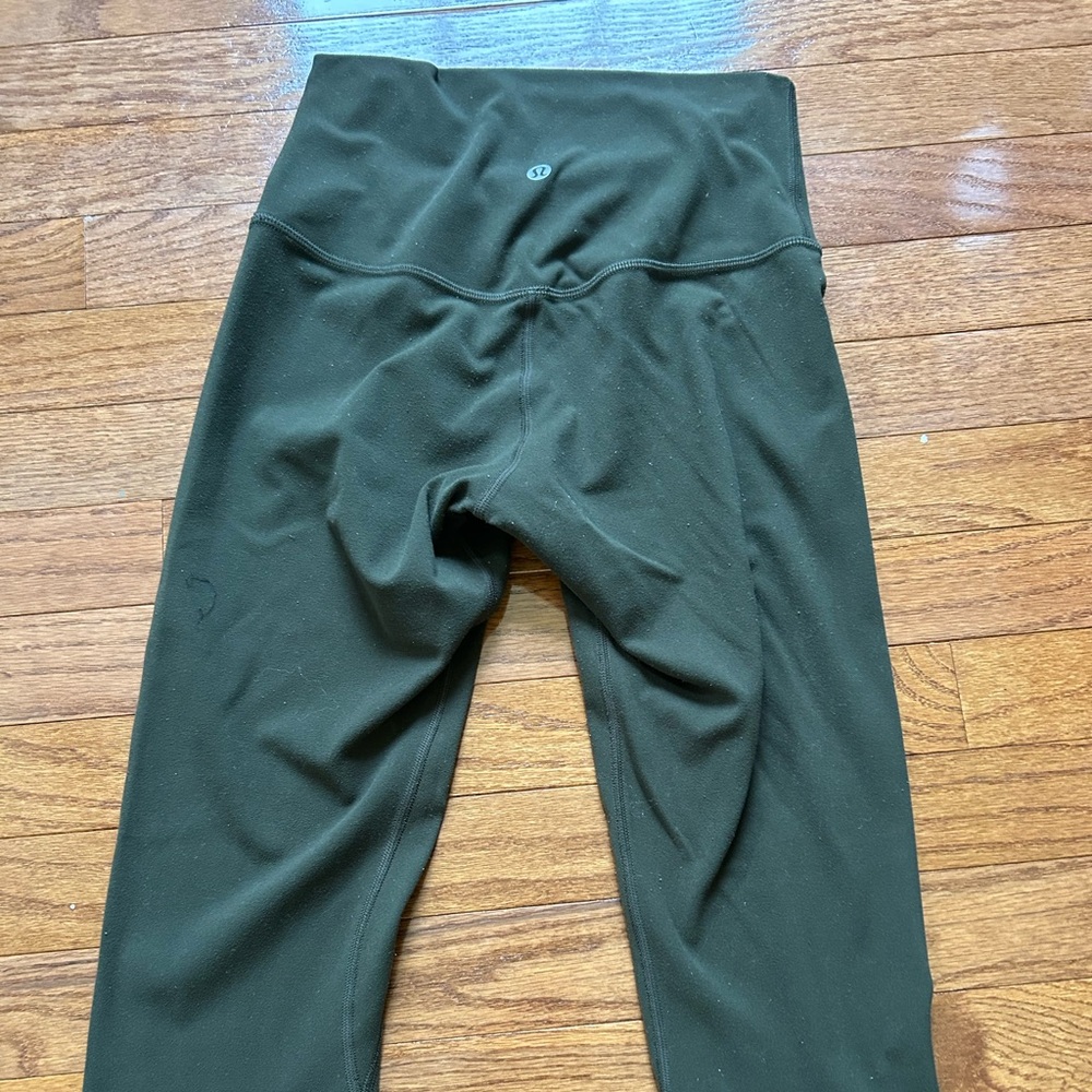 Lululemon Athletica Dark Green Leggings